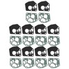 10 Set Carburetor Diaphragm Gasket Kit Carb Diaphragm Gasket Replacement