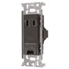 Panasonic WN1031HK Full Color Recessed Outlet with Ground Terminal Flat,