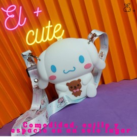 Cinnamoroll bolso para niña Lapicera de Cinnamoroll Cartera Cinamon roll accesorios niña (Osito)