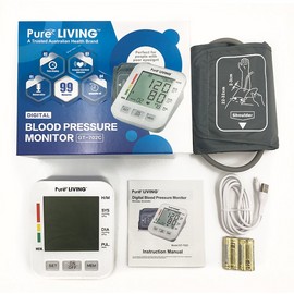Pure Living Blood Pressure Monitor - Pure Living Advanced Blood Pressure Monitor - 702C