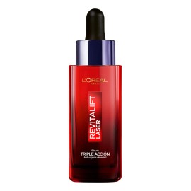 Oreal Paris Revitalift Laser Sérum Rostro Triple Acción Anti Edad Corrige Arrugas Firmeza Luminosidad Unifica Tono Tecnología Tri Péptidos Vitamina