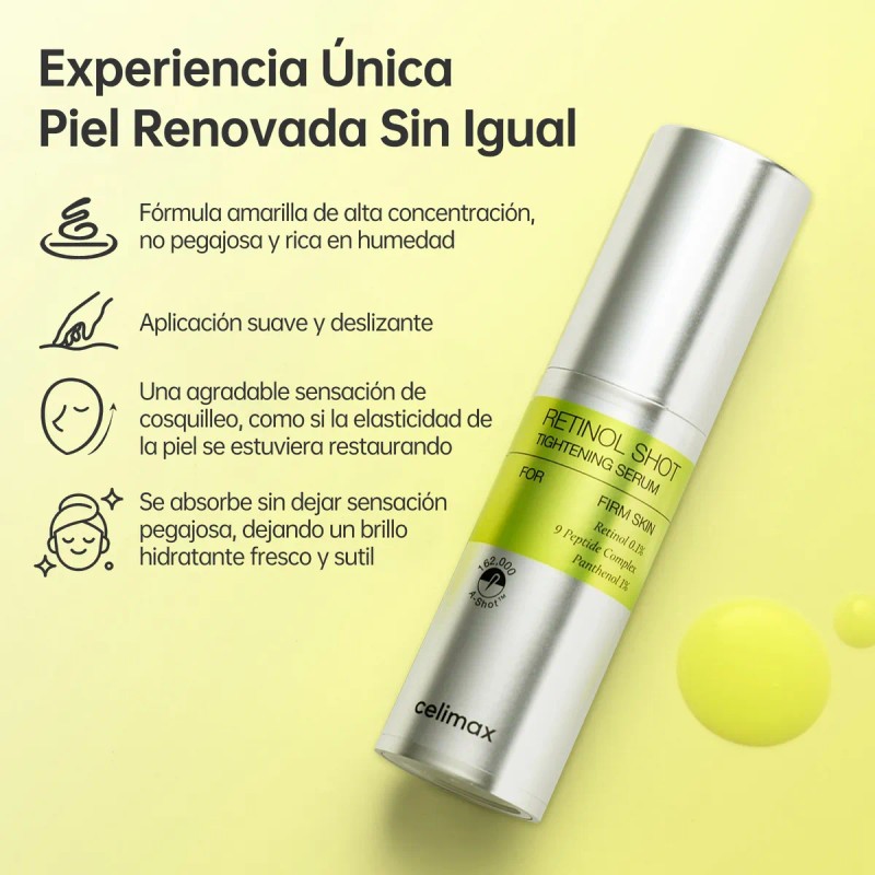 Celimax Vita-a Retinol Shot Serum Retinol 0.1% Antiedad 30ml