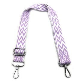 Bag Straps for Changing, Purple, Adjustable Shoulder Strap for Bags, Bag Strap, Wide Shoulder Strap with Carabiner, Silver, 3.8 cm, Shoulder Strap for Carrying Strap, Bags for Women, Bags, DIY, #1