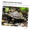 CAXUSD 4pcs Miniature Turtle Figurines Resin Turtle Decor for Garden