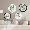 kylucky Round Photo Frame Wooden Wall Hanging Picture Frames for