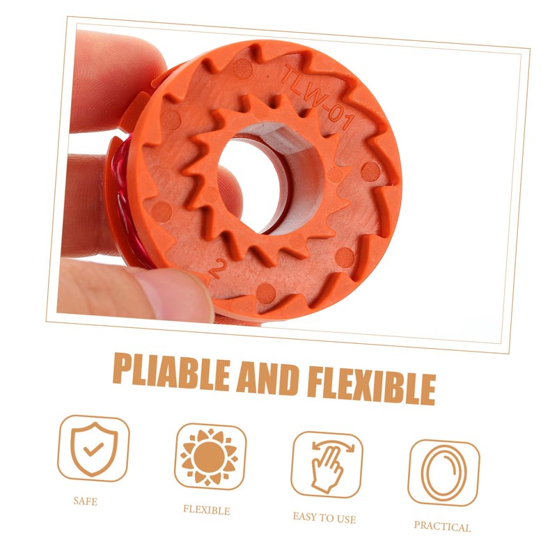 ORFOFE 2sets Durable Mowing Trimmer Rope Eater String for Gas/Electric