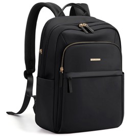 GOLF QUALITY Travel Backpack for Women Waterproof Carry On Bag Business Weekender Hiking Multilayer Laptop Bag,16 Inch,Black