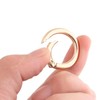 8PCS Round Rings Spring Trigger Hook for Handbag Purse Shoulder