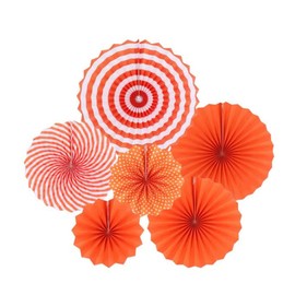 Morices Paper Fans, Party Decorations, Girls, Birthday, Wedding (Set of 6), Fan Combination, Valentine's Day, Celebration, Decoration, Room Decoration, Boy Birthday Decoration Set, Baby Shower,