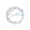 Dailydanny Aluminum Heavy Duty Lazy Susan Rotating Turntable Bearing Swivel
