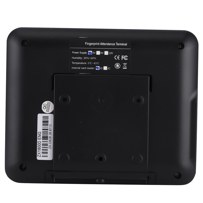 USB Standalone Time Attendance 2.4in TFT LCD Screen Password Fingerprint
