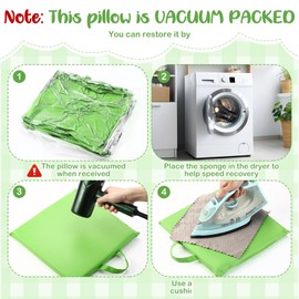 Suzile 12 Pcs 12'' Square Floor Cushions for Kids Classroom Flexible Floor Seating with Handles Classroom Carpet Cushions for Adults Toddlers Daycare Preschool School