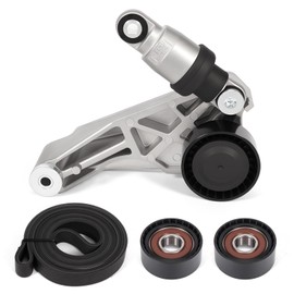 VORGENS 90K-39415 Serpentine Belt Tensioner Kit, Fit for 2012-2018 Jeep Wrangler 3.6L & 2018 Jeep Wrangler JK 3.6L - Replace 4627038AA Drive Belt Pulley and Tensioner Kit