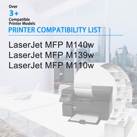 NineLeaf W1410A with Chip Compatible Toner Cartridge Replacement for HP 141A Toner Cartridge to use for Laser Jet MFP M140w M139w M110w(with CHIP,2 Pack)