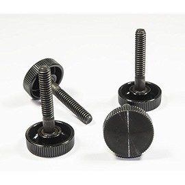 Twenty (20) 1/4-20 x 1-1/2" Long Length Knurled Plastic Head Thumb Screws - Made in USA