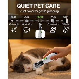 WORKPRO 6-Speed Dog Nail Grinder, Pet Nail Grinder for Small, Medium, and Large Dogs and Cats, 70 Accessories Rotary Tool with Type-C Charging Cable and Storage Bag for Sanding, Carving, and Polishing