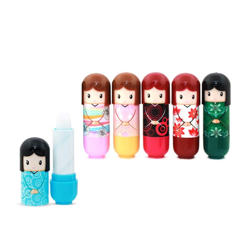 Doll Lip Balm 24 Lip Balm 2.5g 6 Designs Wholesale
