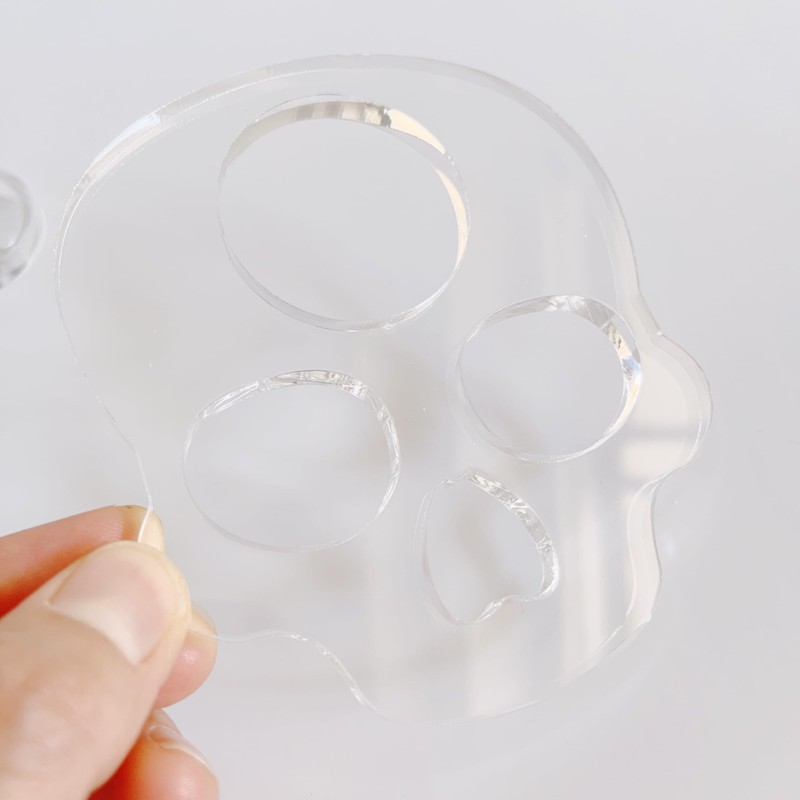 Skull Acrylic Bottle Opener Templates, Woodworking Router Template, Router Jig,