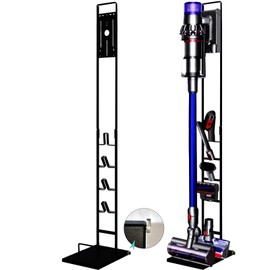 Lasvea Vacuum Stand Compatible with Dyson V15 V11 V10 V8 V7 V6 with Wheels,Heavy Base Metal Bracket Holder, Storage Bracket Stand for Dyson Cordless Vacuum Cleaners & Accessories & Attachments
