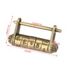 Brass Padlock, Chinese Vintage Padlock Antique Retro Style Combination Lock