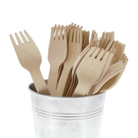 PrimeWare Heavy Weight Disposable Wooden Fork, Case of 1000