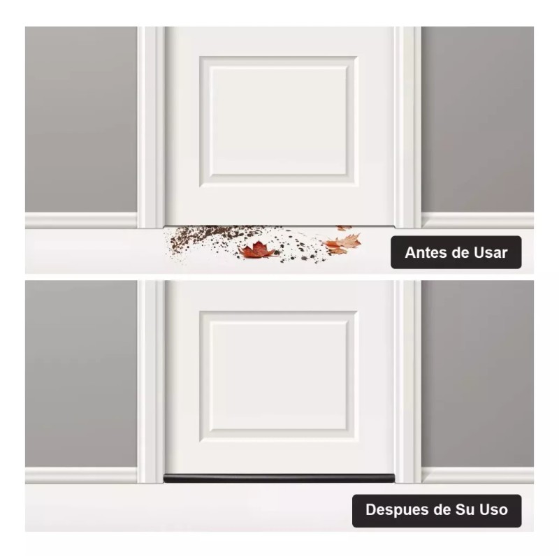 11 2 Guardapolvos Para Puertas Unilateral Evita Insectos, Polvo
