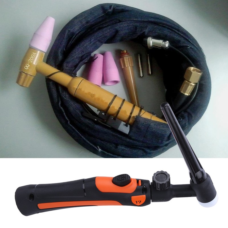 TIG Welding Torch Consumables TIG 17 Head Body Collet Ceramic