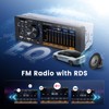 Single Din Car Stereo with CarPlay Android Auto, Touch Screen