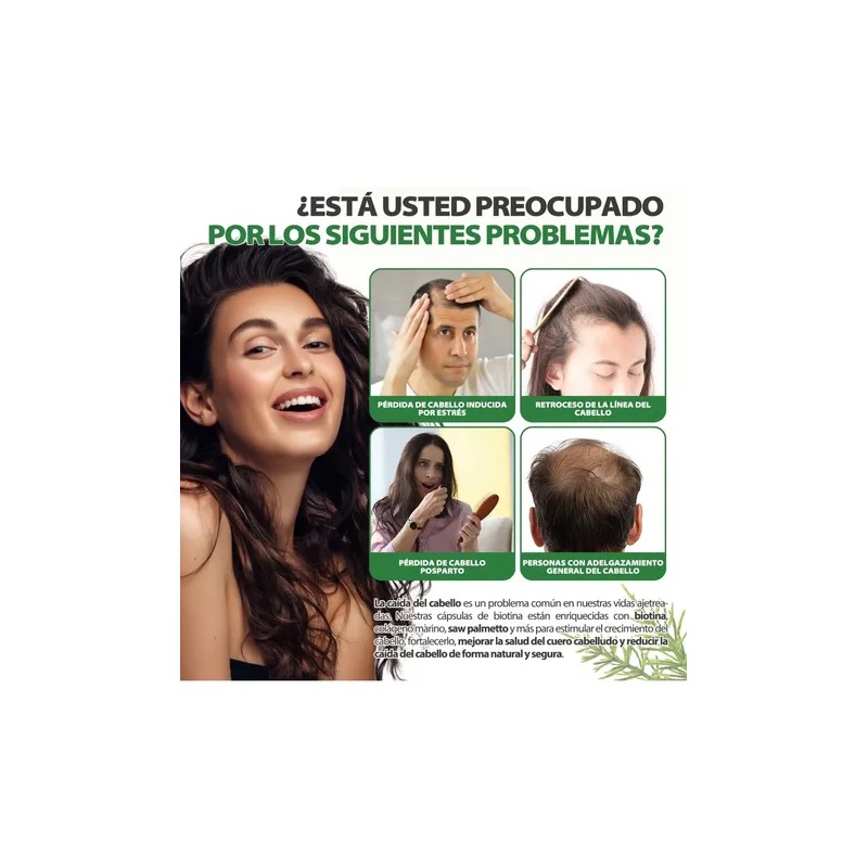Windboss Biotina Contribuye Al Mantenimiento Del Cabello,