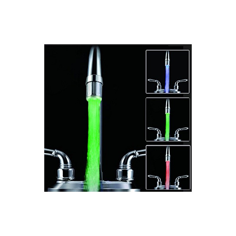 7 Color LED Light Changing Glow Shower Stream Water Faucet