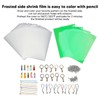Heat Shrink Film Sheets Kit DIY Handcrafted Shrink Dink Plastic