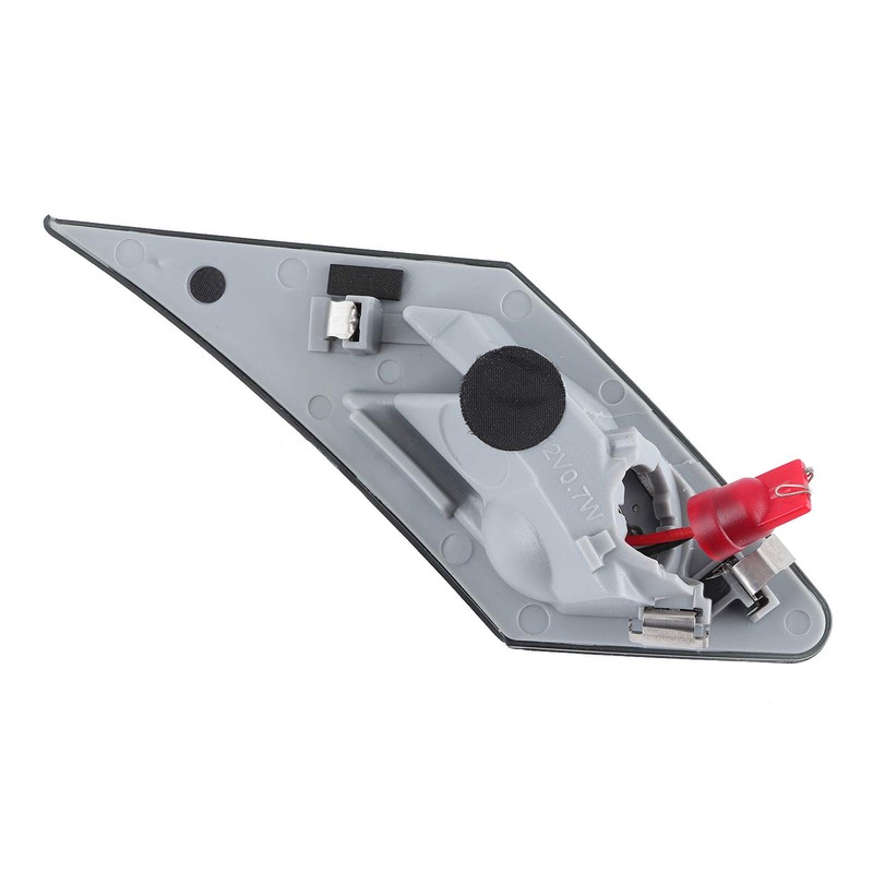 Akozon LED Side Marker Turn Signal Leaf Light Lens for