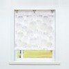 SCHOAL Roman Blind No Drilling Required Burnout Curtains Transparent Eyelet