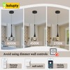 ykolupty Modern Pendant Lights for Kitchen lsland LED Dimmable Raindrop
