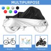 AkiiGer Adult Tricycle Cover Waterproof Outdoor, Bike Covers for 2