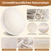 Toyvile 10-Teilig Sauerteig Starter Set, 23 cm Gärkorb Rund, Gärkörbchen