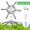XGKHOM 2 Packs Steel Wire Grass Trimmer Head, 2025 New