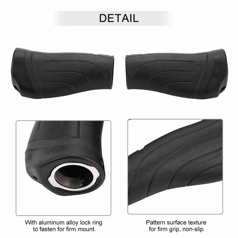 Plastic Short Long Mountain Folding Bike Handlebar Bar Grips (2