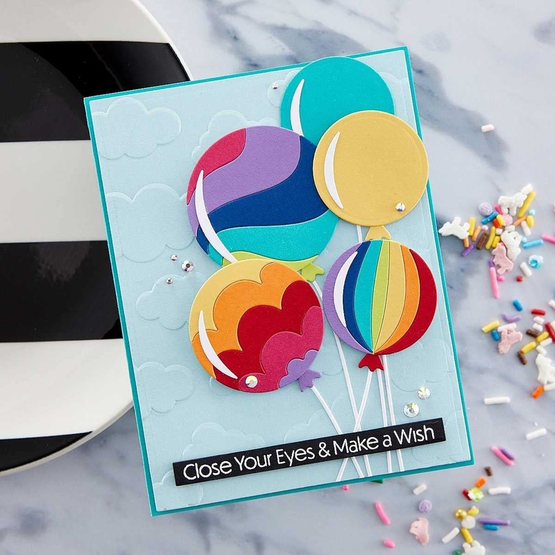Spellbinders Color Block Balloons