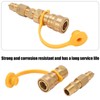 Propane Tank Adapter 3/8in Compact Durable Propane Quick Connection Accessories