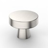 Asidrama 10 Pack Brushed Satin Nickel Kitchen Cabinet Knobs Round