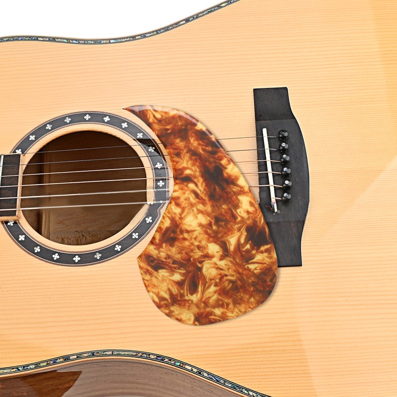 Guitar Pickguard PVC Decorative Self Adhesive Comma Shape Acoustic Guitar