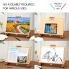 MEEDEN Large Drawing Board Easel, Solid Beech Wooden Tabletop H-Frame