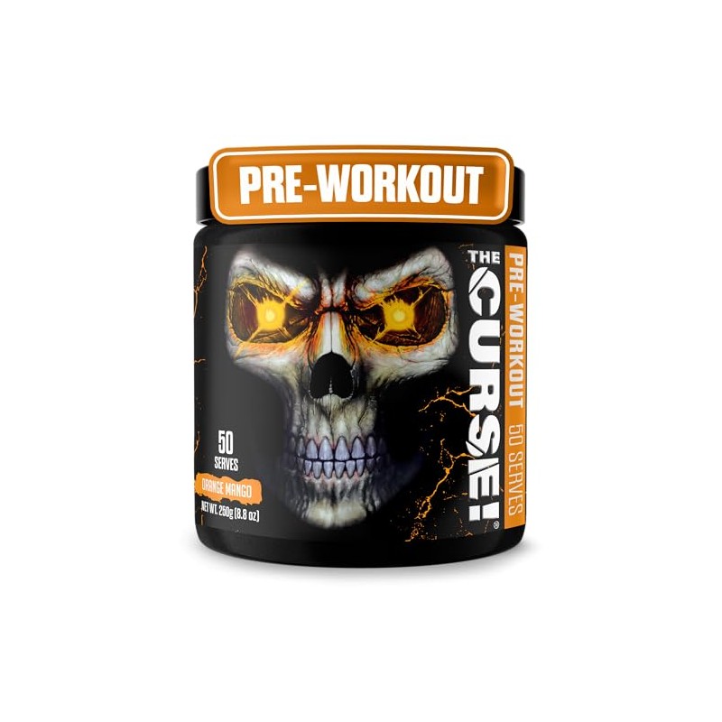 JNX SPORTS The Curse! Pre Workout Powder for Men &