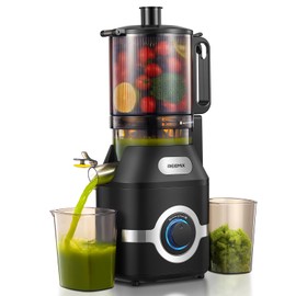 Reemix Juicer Machine with Large Feed Chute, Slow Masticating juicer
