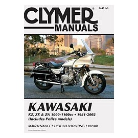 Clymer Repair Manual for 1981-2002 Kawasaki KZ ZX ZN 1000 1100