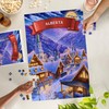 Lantern Press 1000 Piece Jigsaw Puzzle, Alberta, Sleepy Winter Christmas