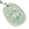 Tassel Pendant Chinese Zodiac Pattern DIY Porcelain Beads Light Weight