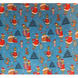 American Greetings The Grinch Gift Wrap Set, Paper And Ribbon, see description. Wrapping Paper
