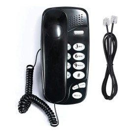 Telefonos fijos alámbrico casa oficina hotel color negro Savefree KX-T580